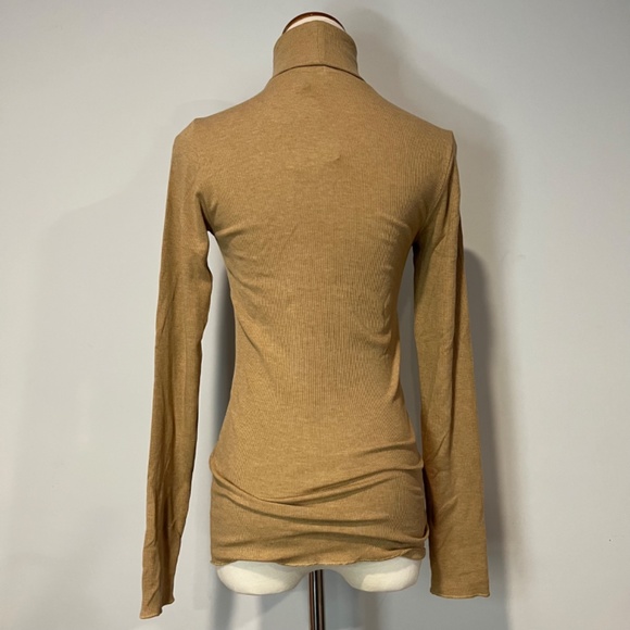 Polo Ralph Lauren camel turtleneck ribbed sweater NWT - Picture 5 of 7